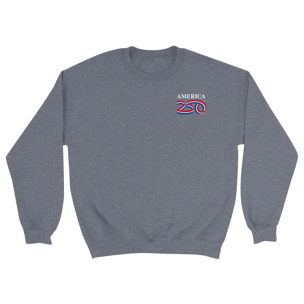 Unisex Small Dark Ash Crewneck Sweatshirt