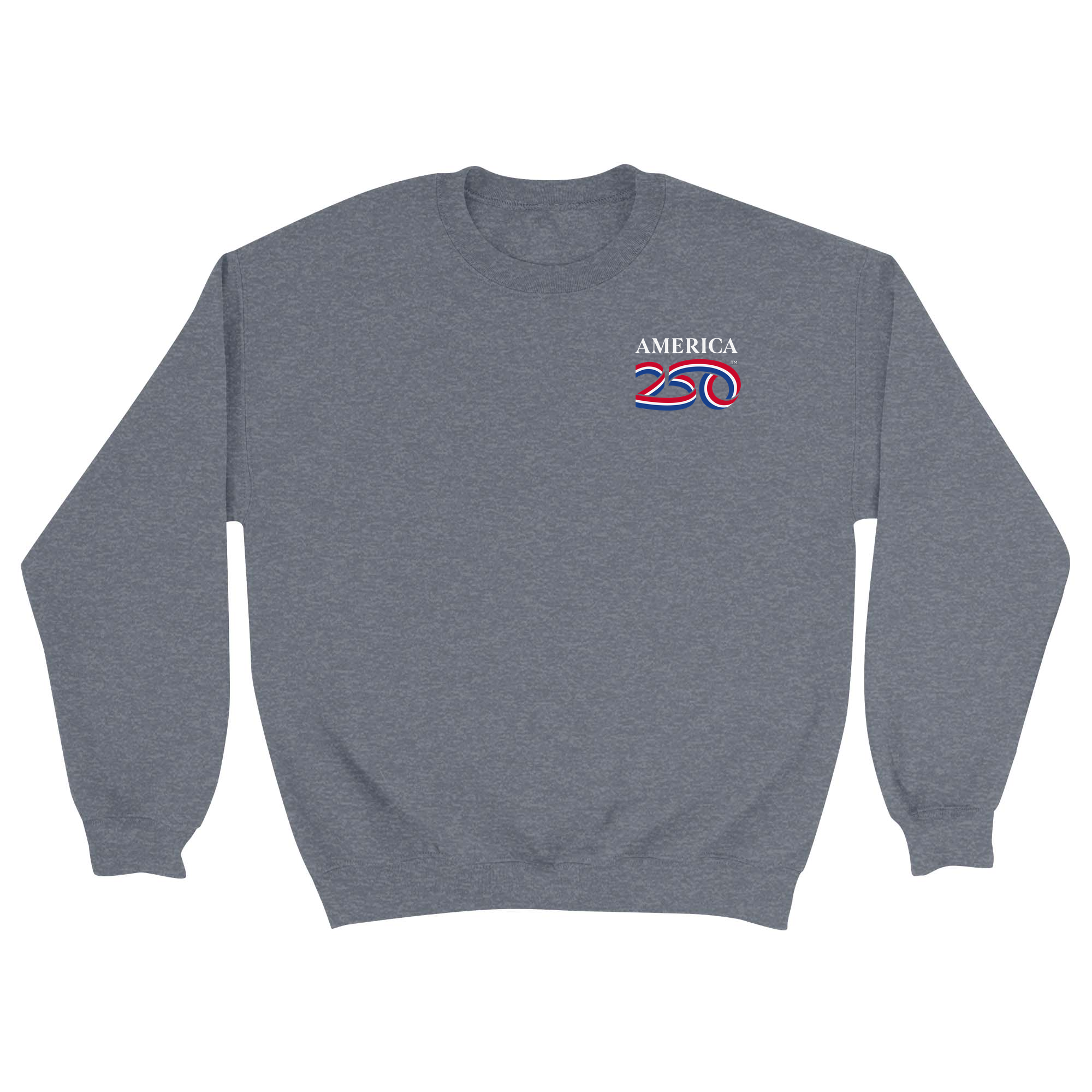 Unisex Small Dark Ash Crewneck Sweatshirt
