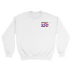 Unisex Small White Crewneck Sweatshirt