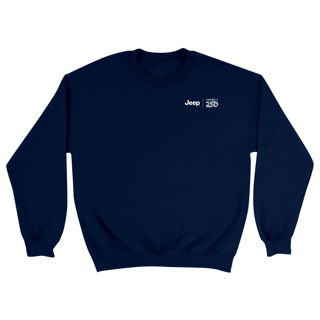 Unisex Small Navy Crewneck Sweatshirt