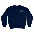 Unisex Small Navy Crewneck Sweatshirt