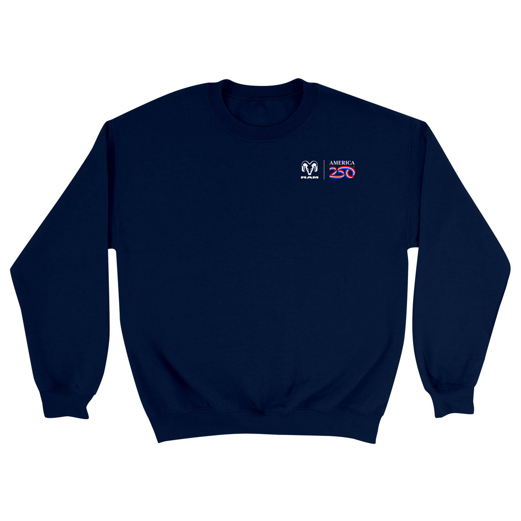 Unisex Small Navy Crewneck Sweatshirt