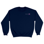 Unisex Small Navy Crewneck Sweatshirt