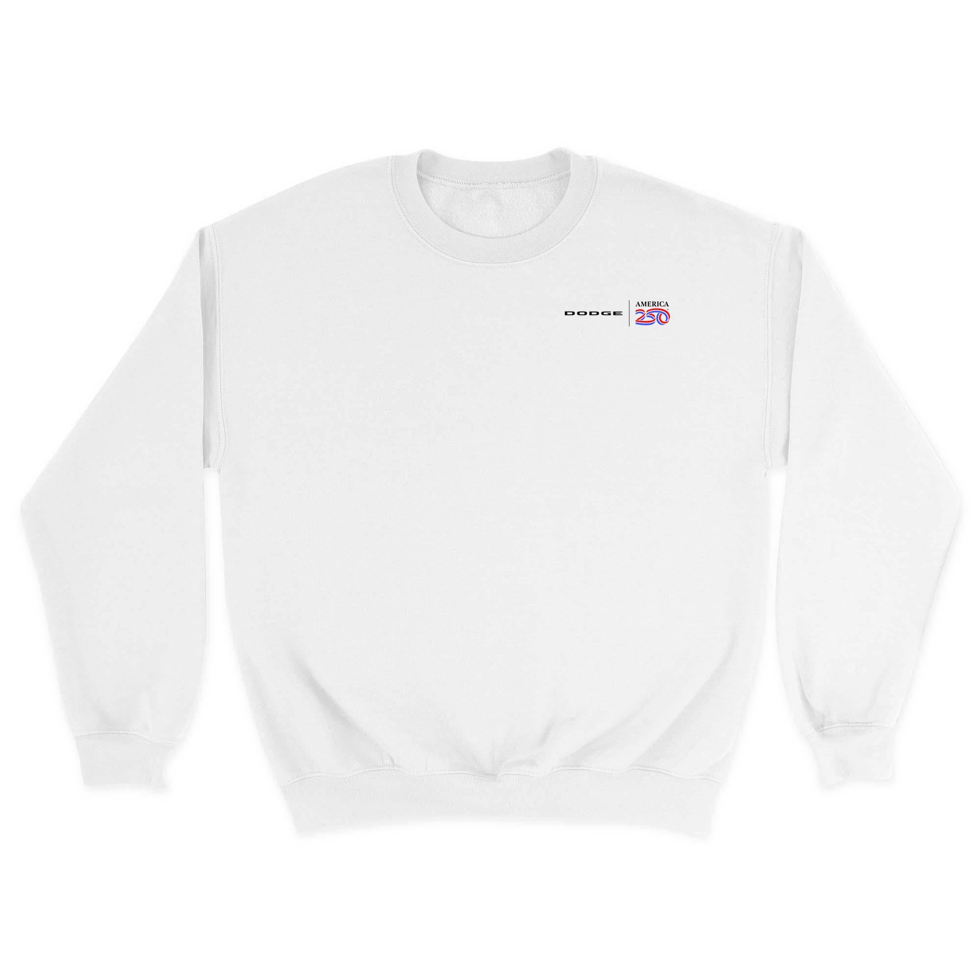 Unisex Small White Crewneck Sweatshirt