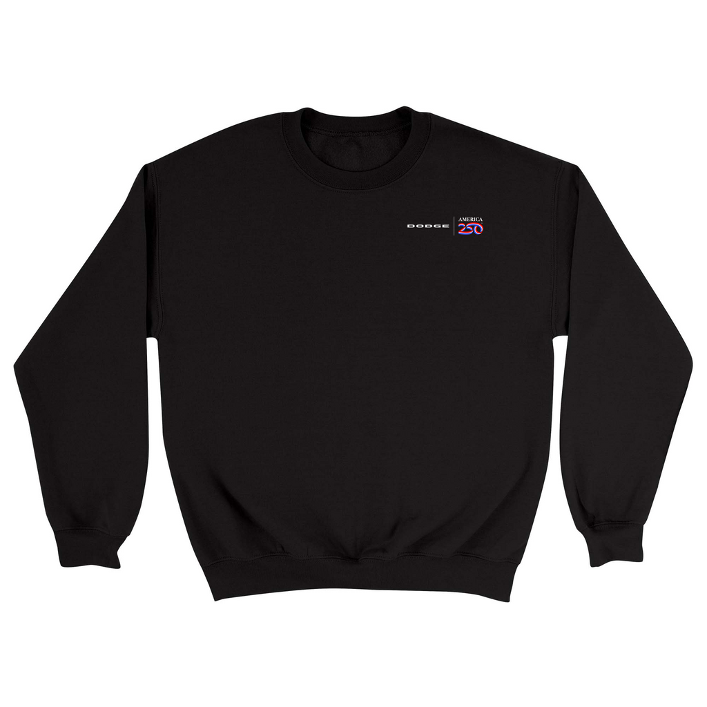 Unisex Small Black Crewneck Sweatshirt