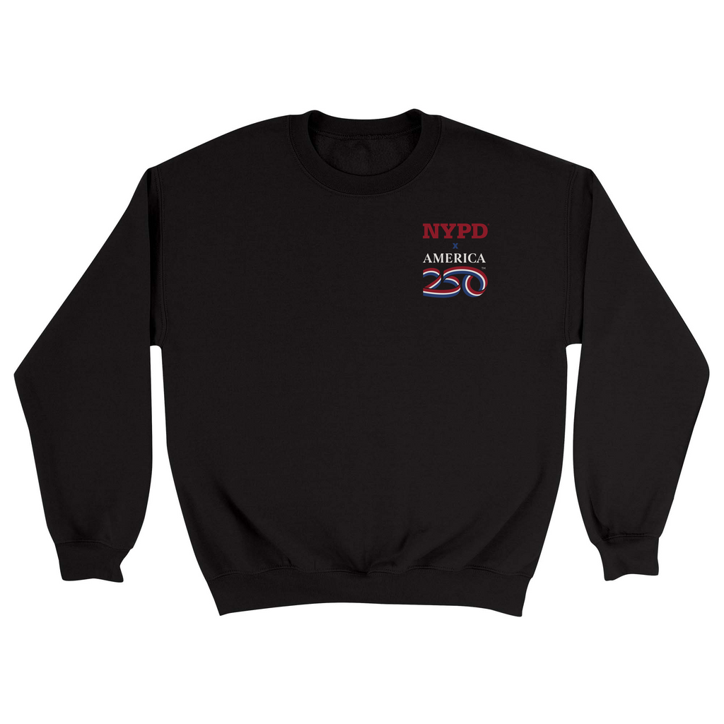 Unisex Small Black Crewneck Sweatshirt