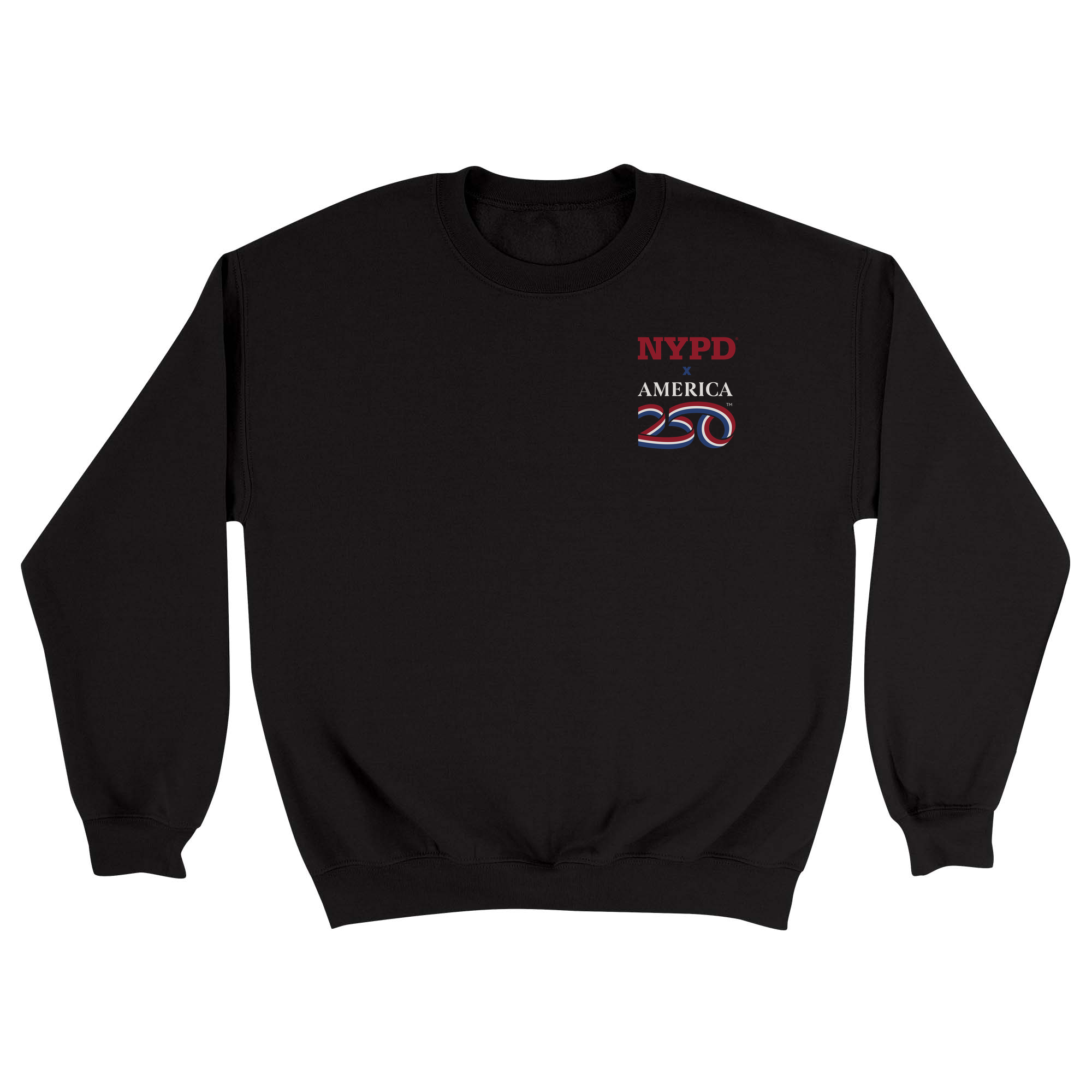 Unisex Small Black Crewneck Sweatshirt