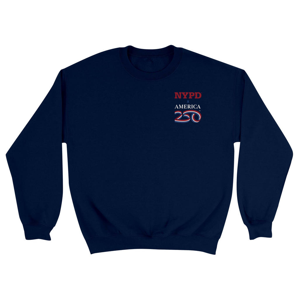 Unisex Small Navy Crewneck Sweatshirt