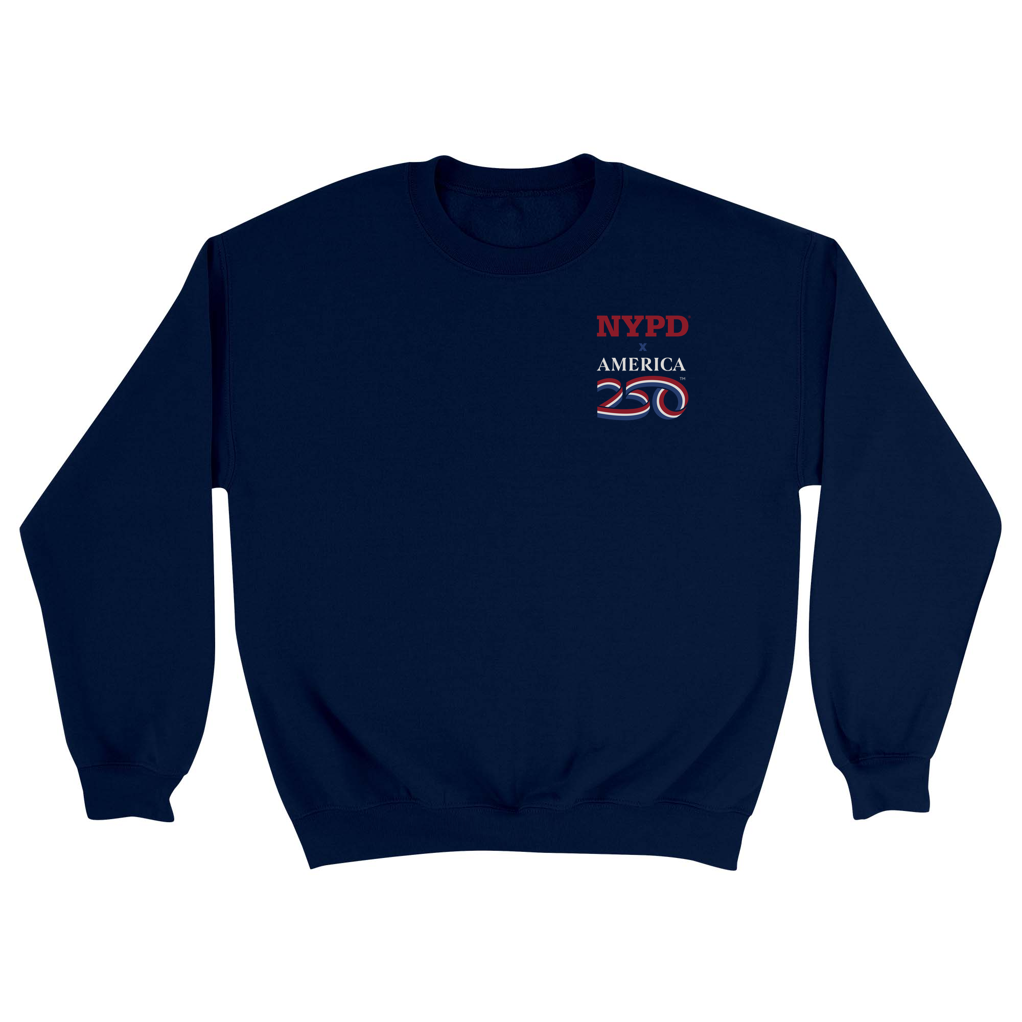 Unisex Small Navy Crewneck Sweatshirt