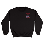 Unisex Small Black Crewneck Sweatshirt