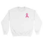 Unisex Small White Crewneck Sweatshirt