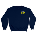 Unisex Small Navy Crewneck Sweatshirt