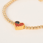 America250 Happy Heart Bracelet