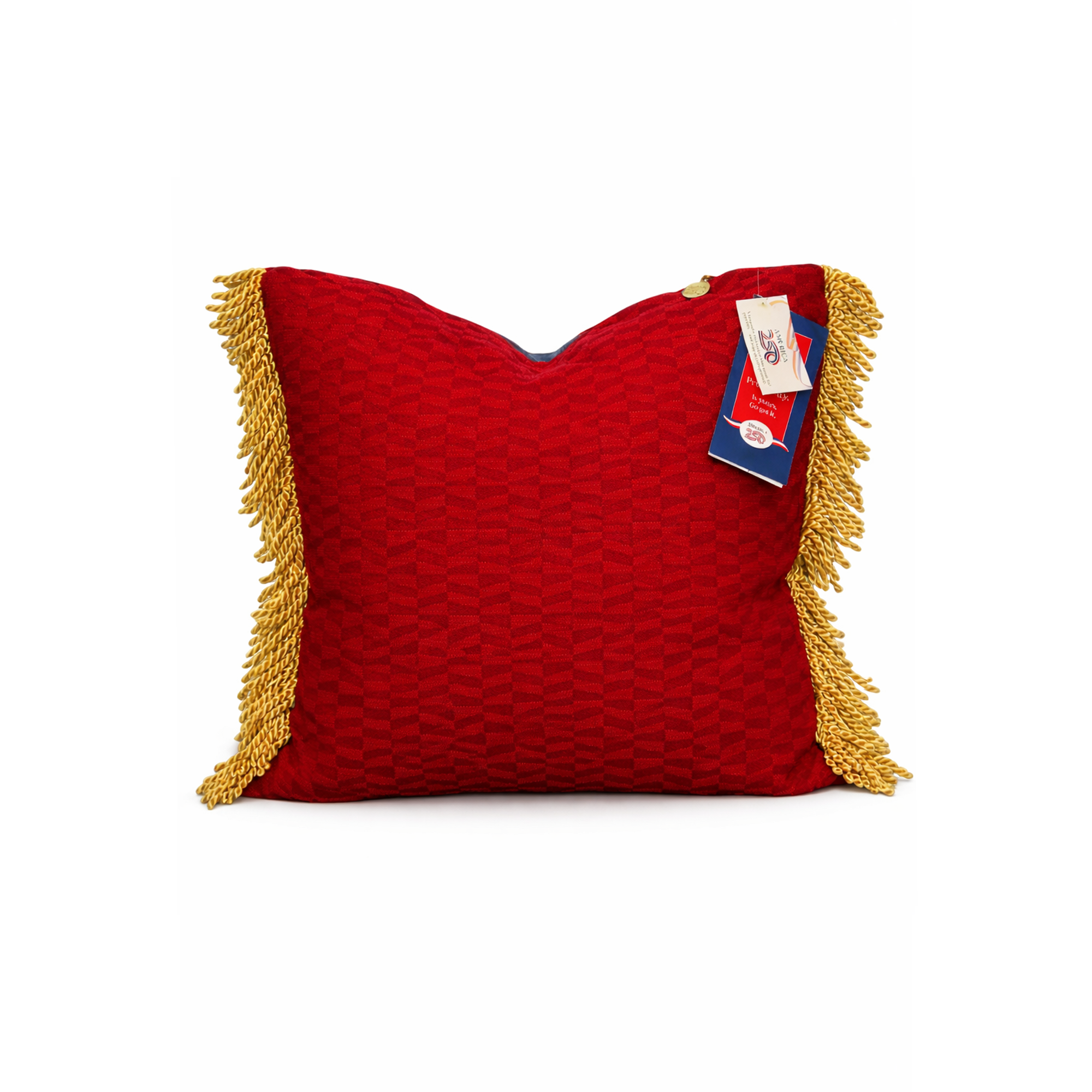 Liberty Lux American Prosperity Pillow- regal navy and Red