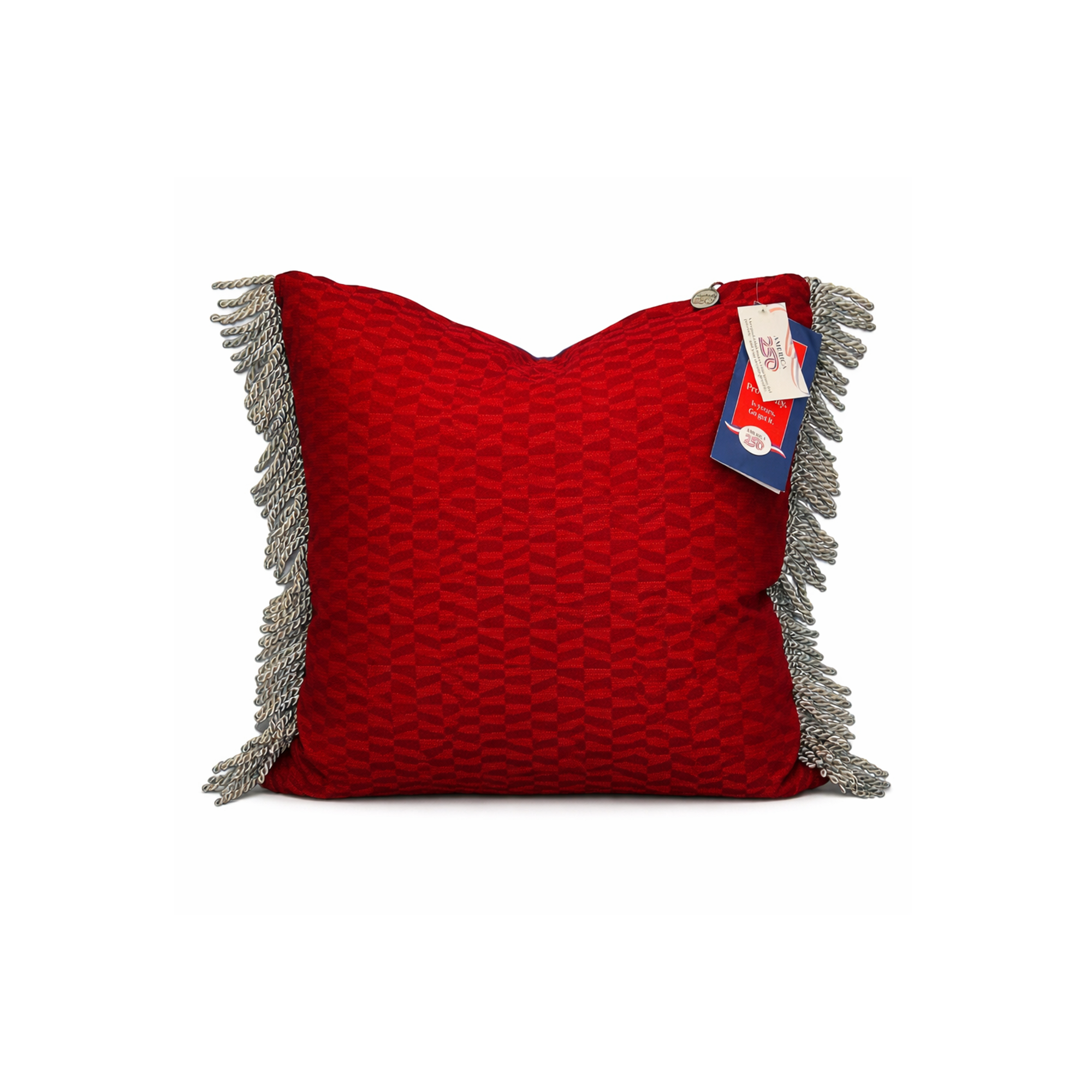 Liberty Lux American Prosperity Pillow- regal navy and Red
