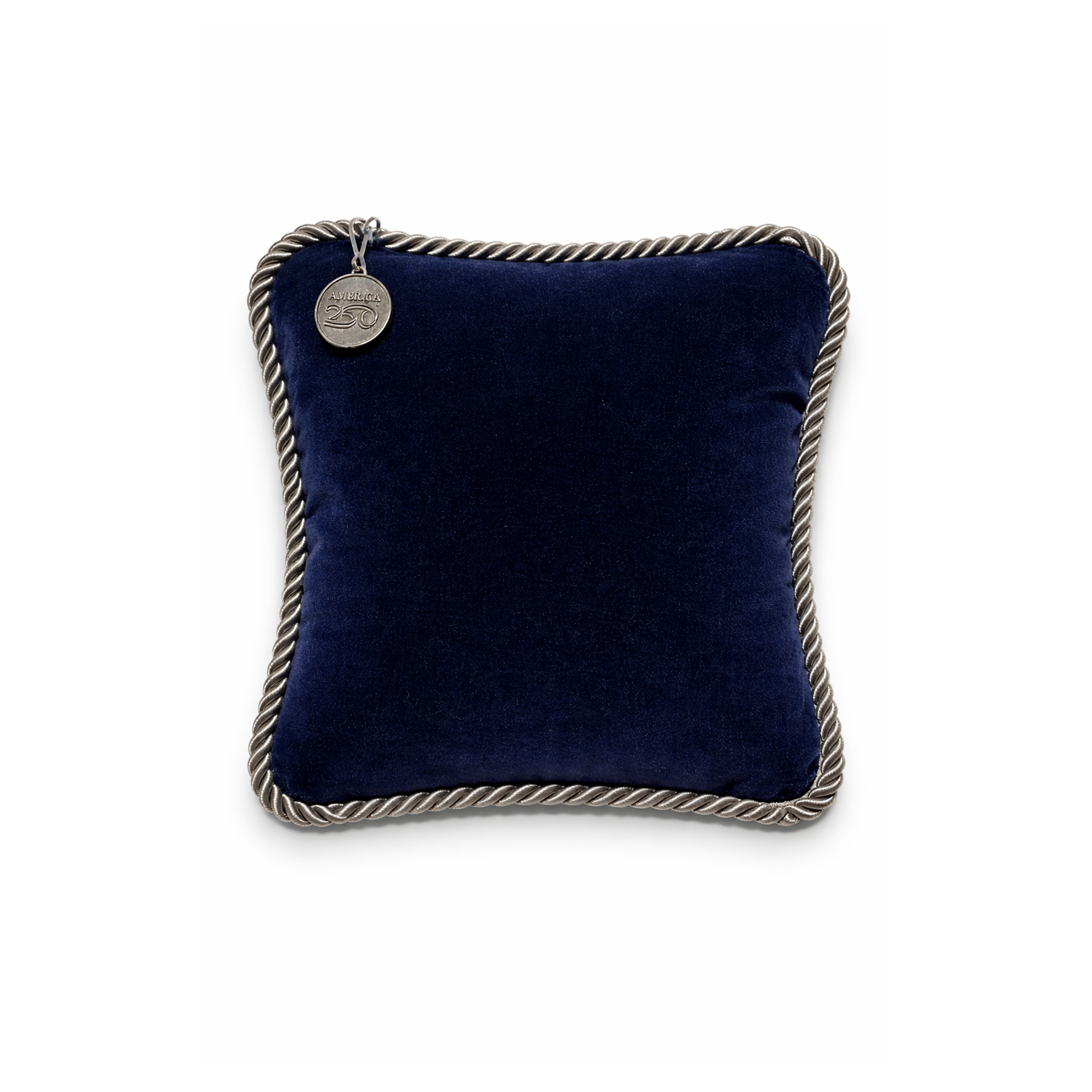 America250™ American Prosperity Mini Pillow™ – Silver Trim