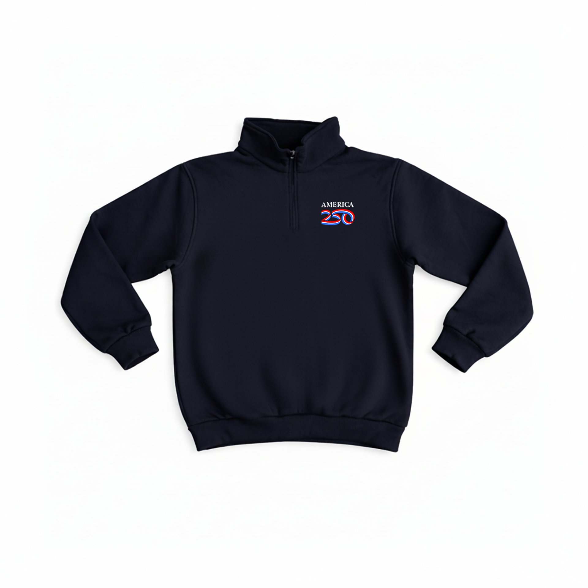 America250 Men's Embroidered Fleece 1/4 Zip Pullover