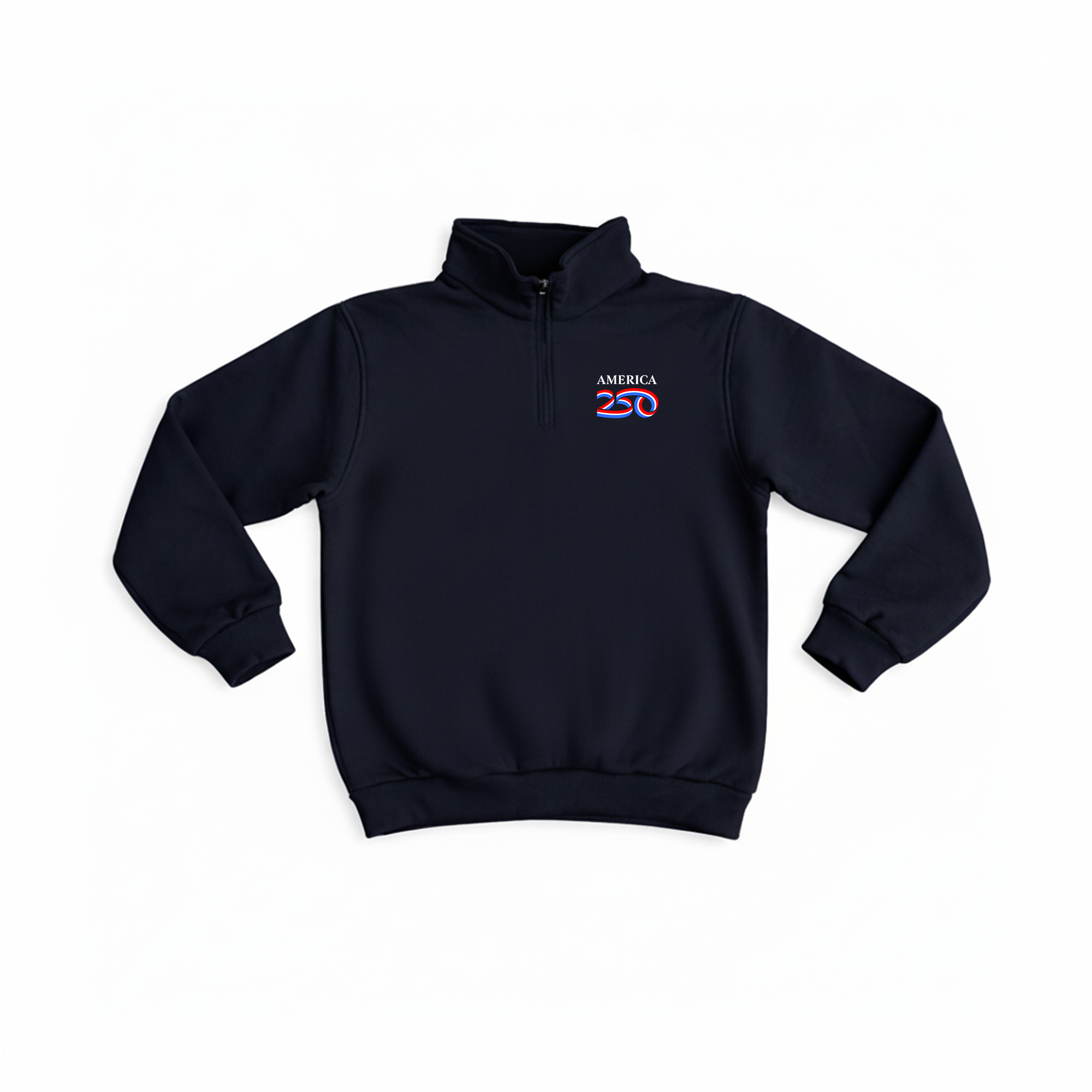 America250 Men’s Embroidered Fleece 1/4 Zip Pullover