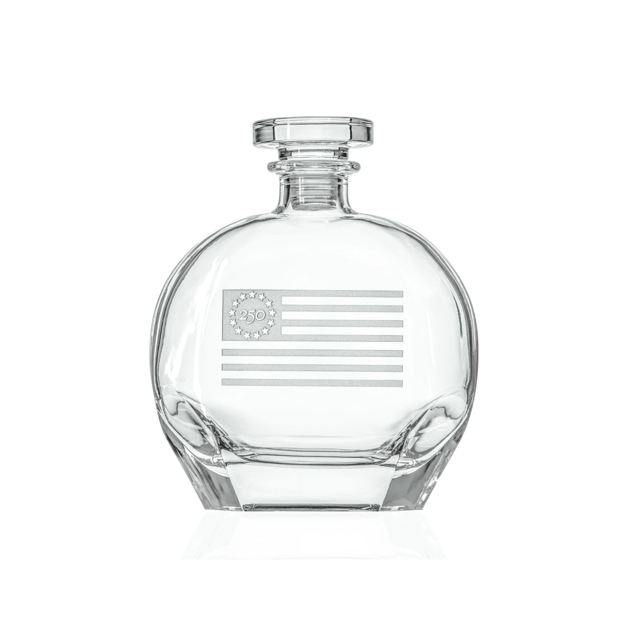 America250™ Betsy Ross Flag 23oz Whiskey Decanter