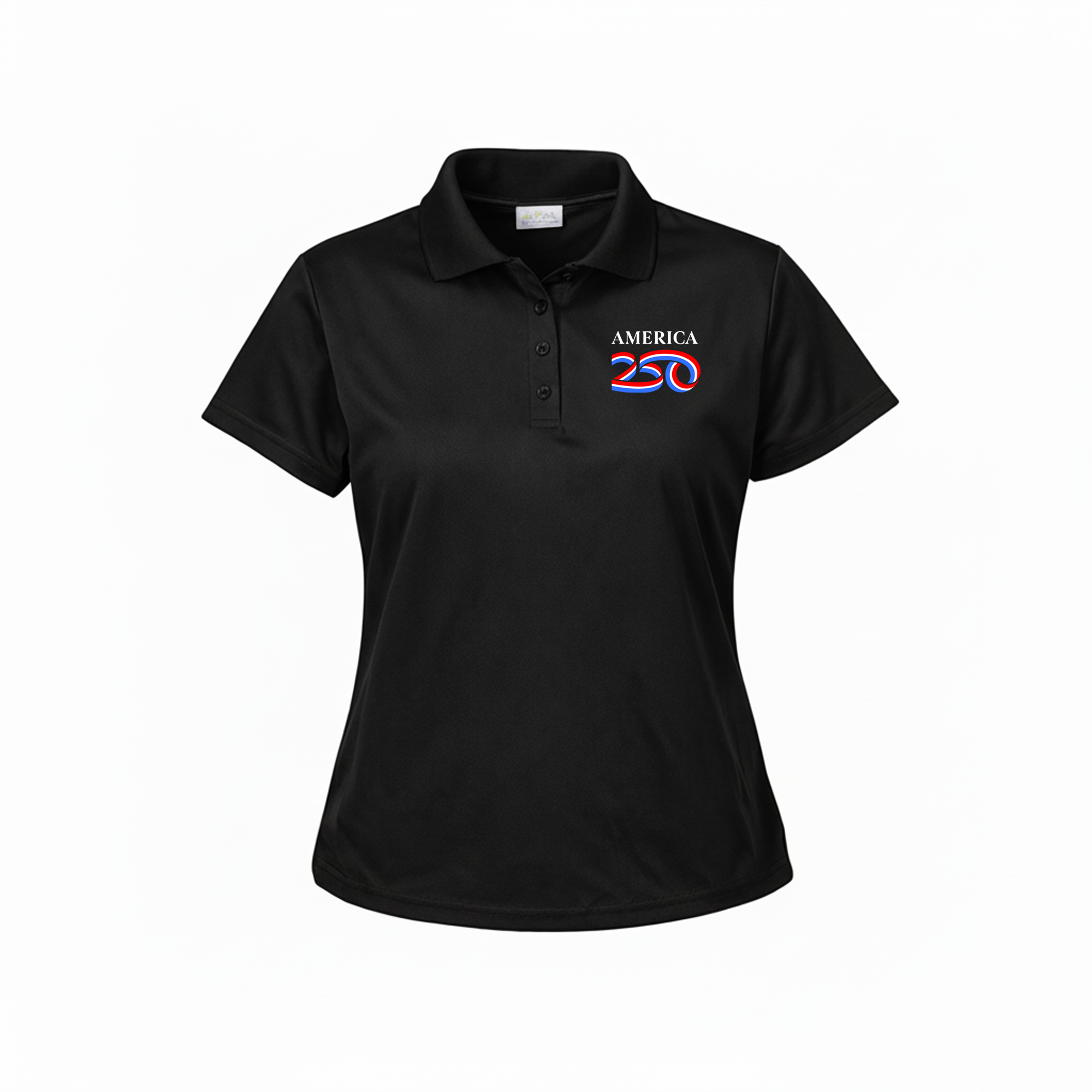 America250 Ladies’ Aqua-Dry Embroidered Polo