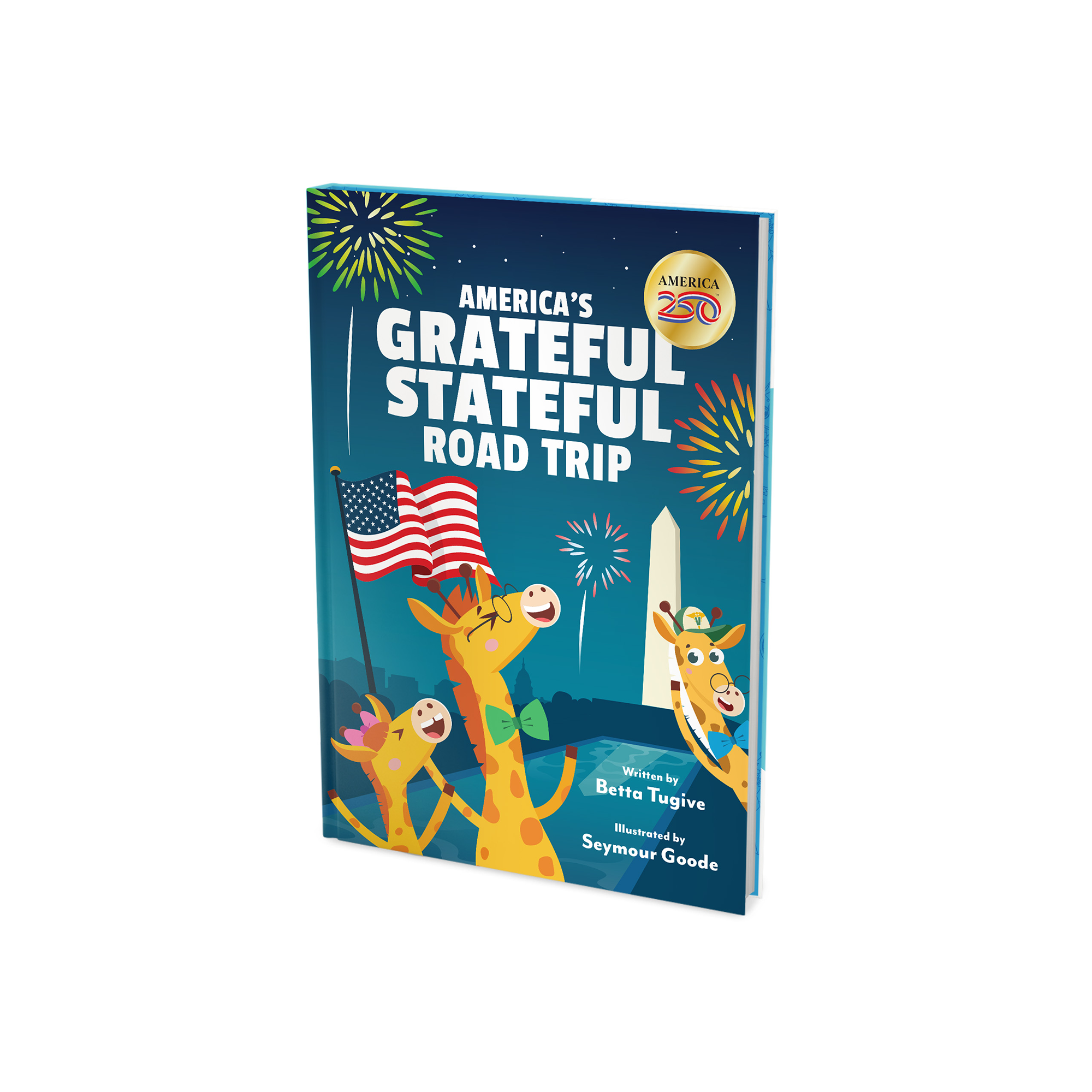 Official America250 America’s Grateful Stateful Road Trip Book Bundle