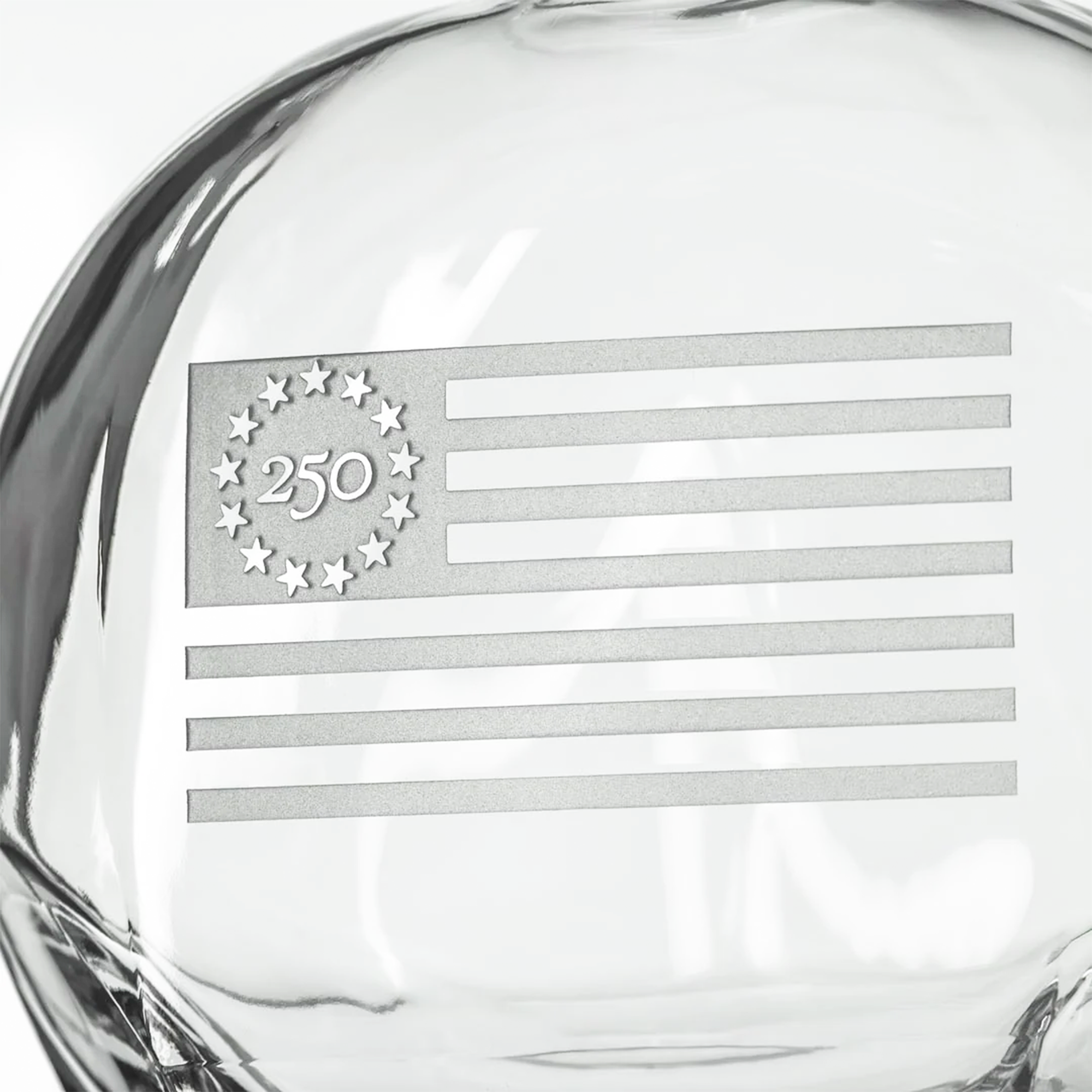 America250™ Betsy Ross Flag 23oz Whiskey Decanter