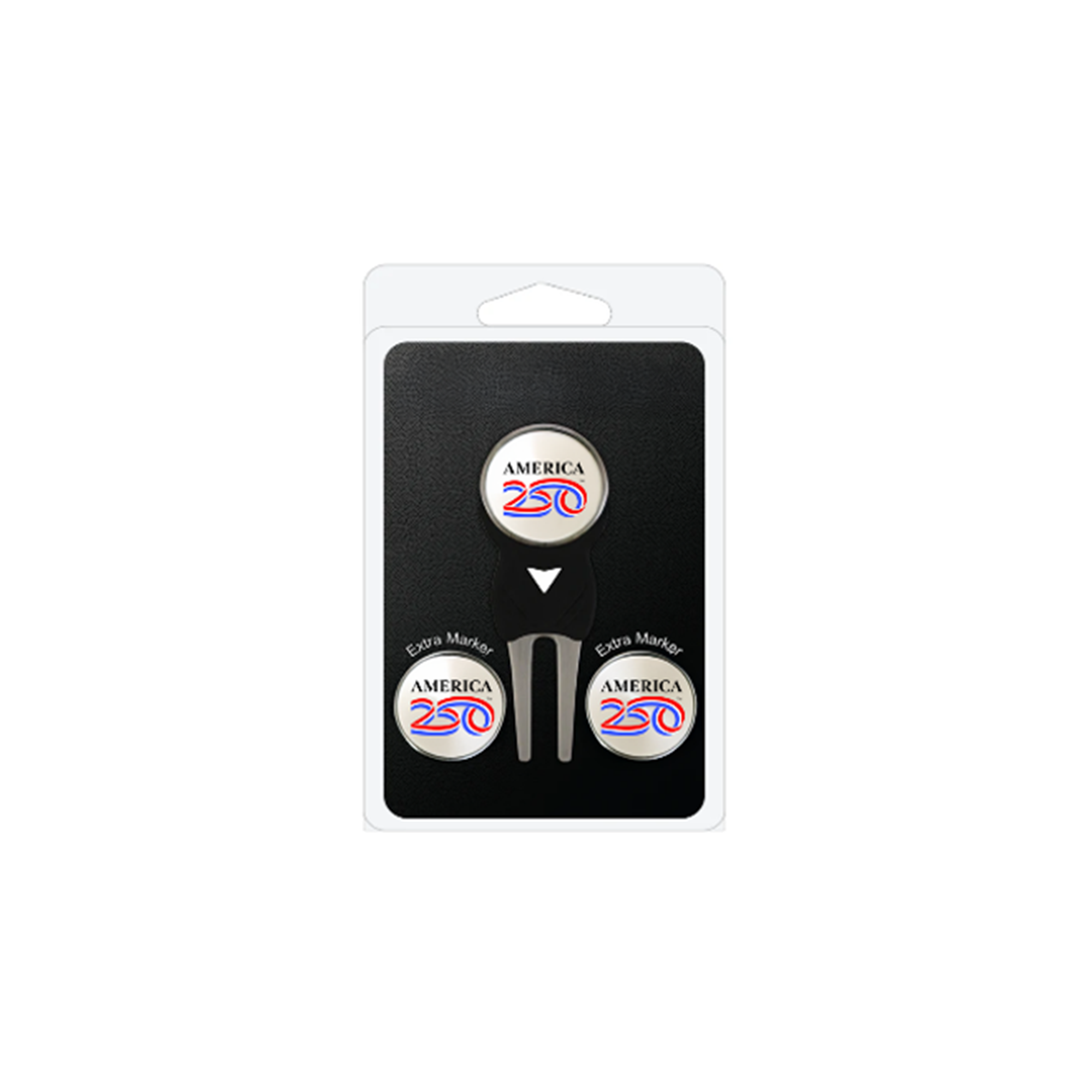 Official America250 Divot Tool and Ball Marker Set