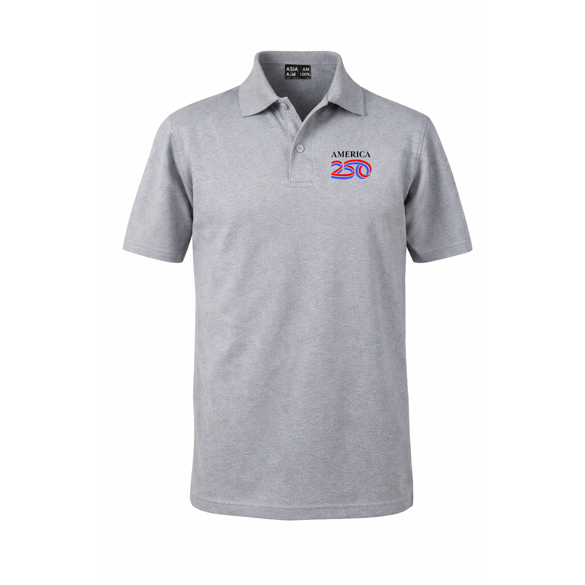 America250 Men Embroidered Polo