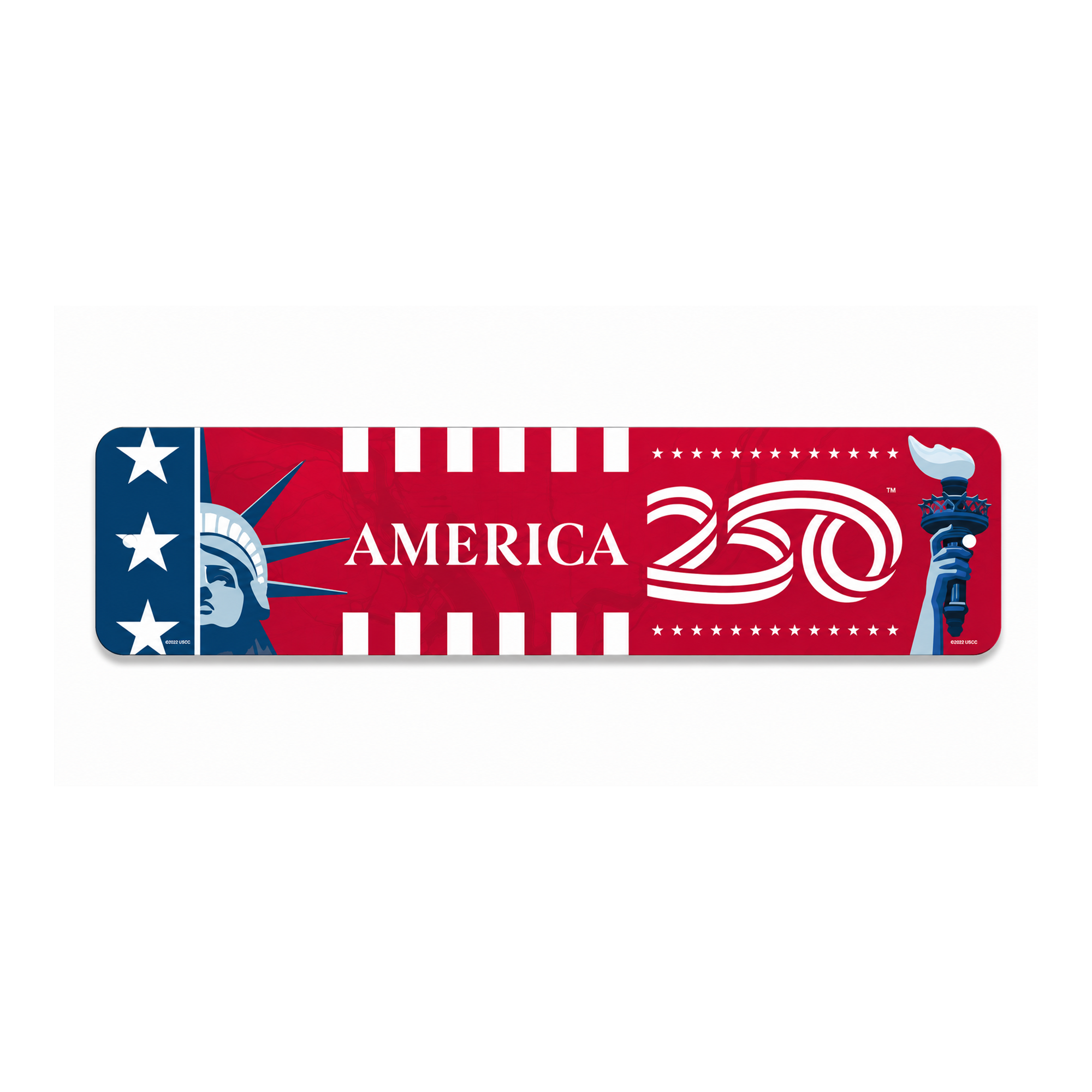 Official America250 Metal Street Sign