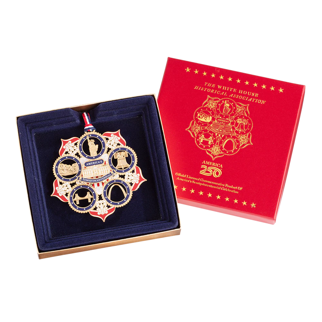 America250 American Icons Semiquincentennial Ornament