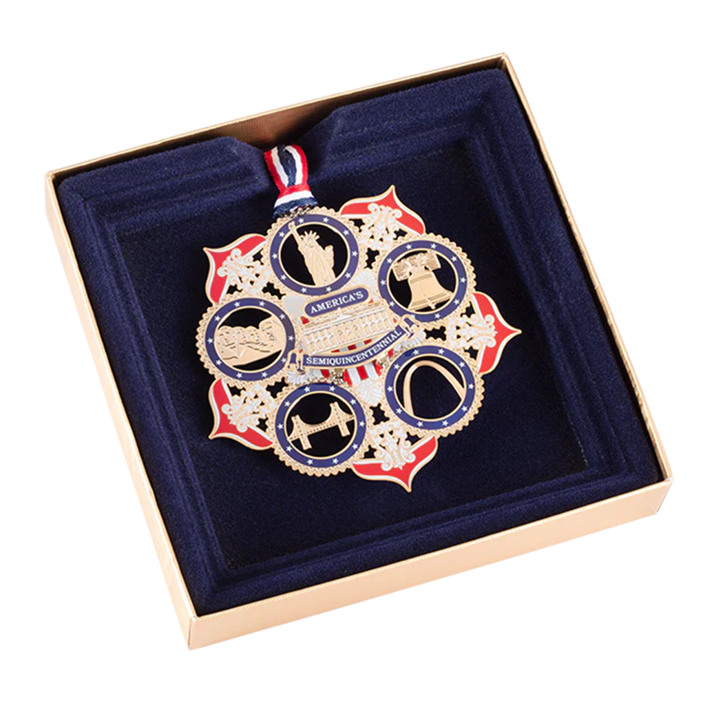 America250 American Icons Semiquincentennial Ornament