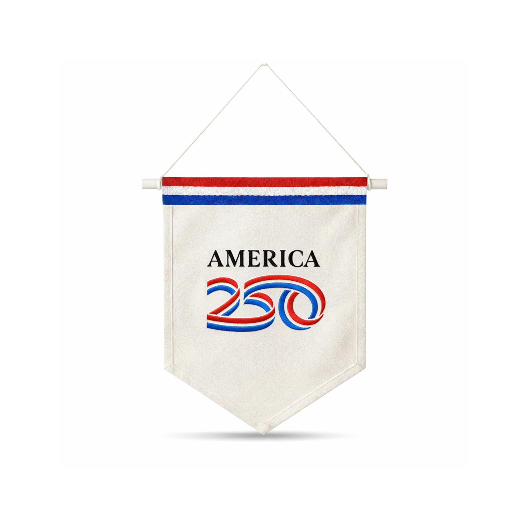 America250™ Embroidered Hanging Wall Pennant