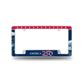 Official America250 Chrome License Plate Frame