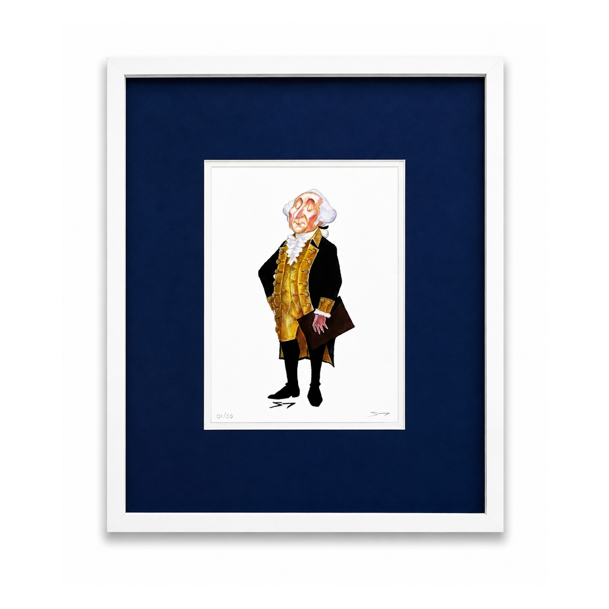 America250 George Washington Limited Edition Signed and Framed Giclée Print