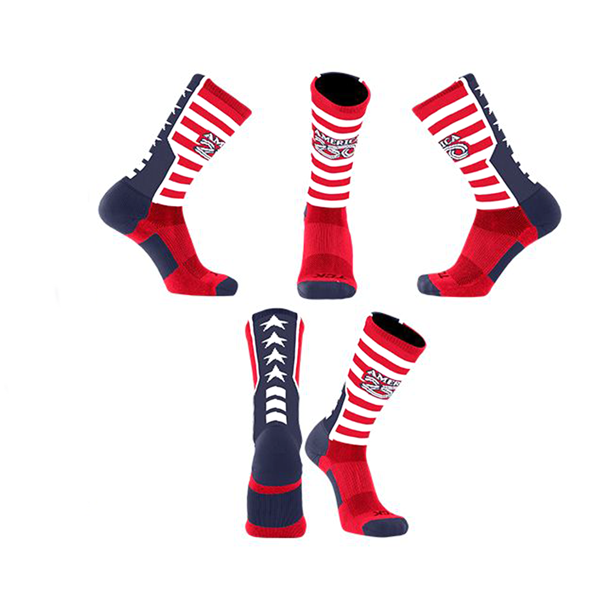 America250 Red White and Blue Socks