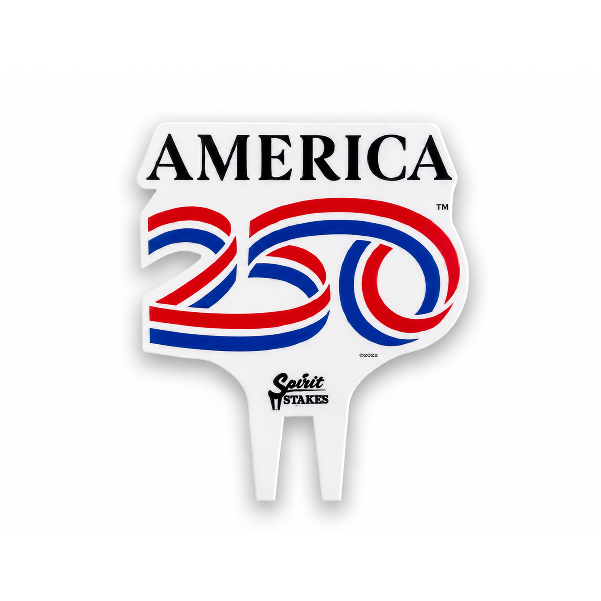 Official America250 Acrylic Yard Sign
