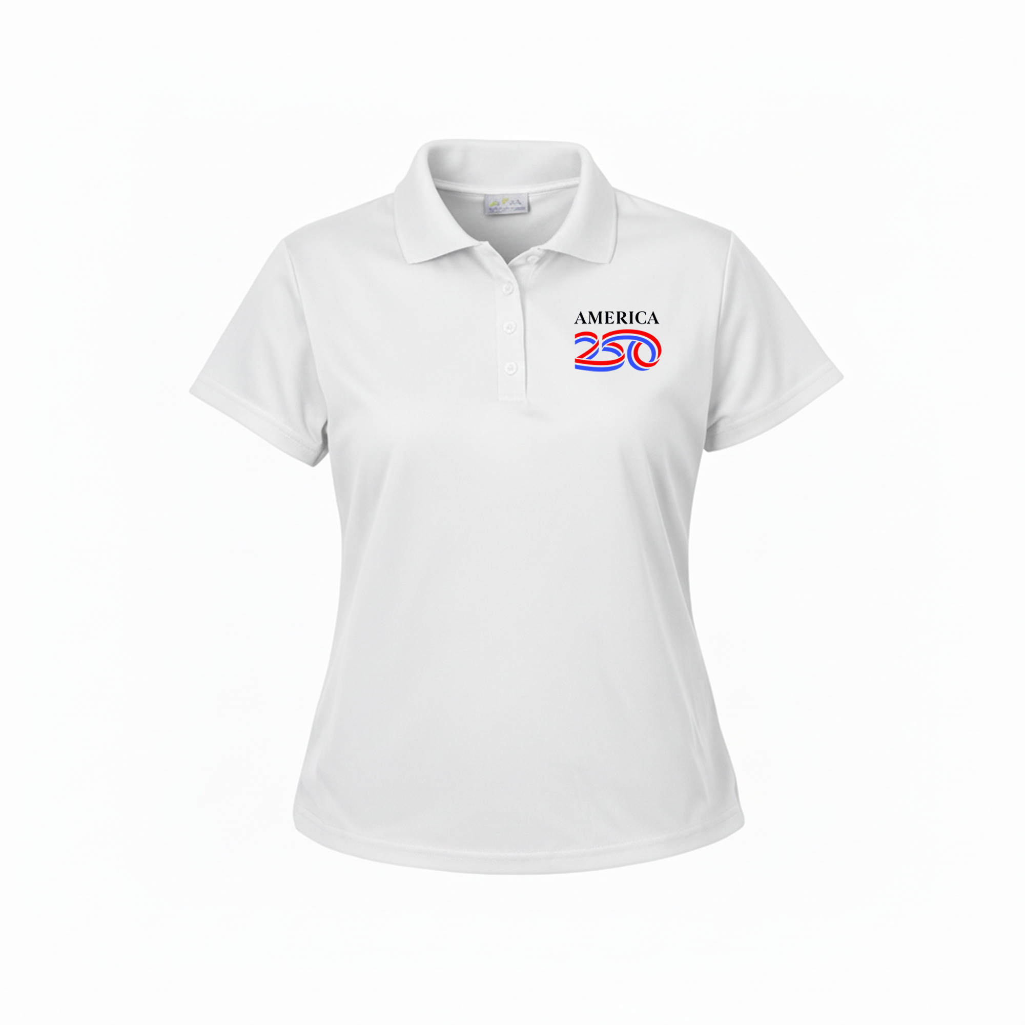 America250 Ladies’ Aqua-Dry Embroidered Polo
