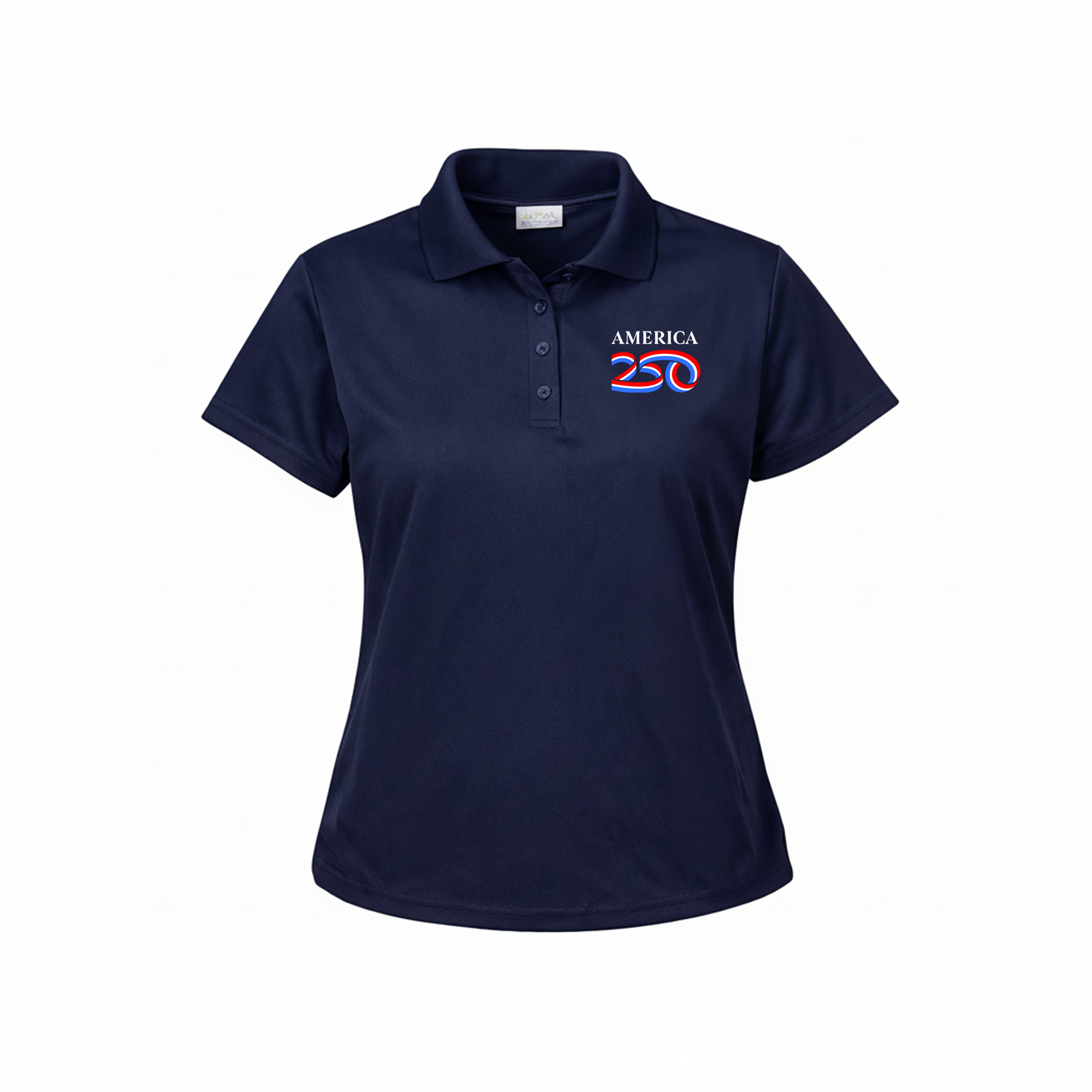 America250 Ladies’ Aqua-Dry Embroidered Polo