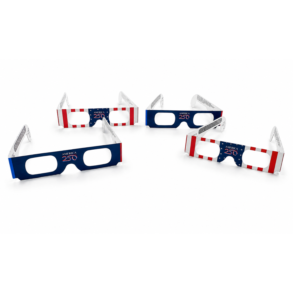Official America250™ Fireworks Glasses 4 Pack