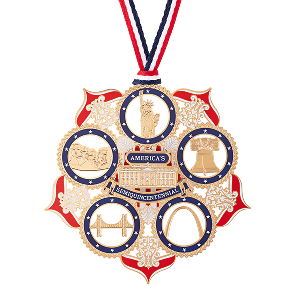 America250 American Icons Semiquincentennial Ornament