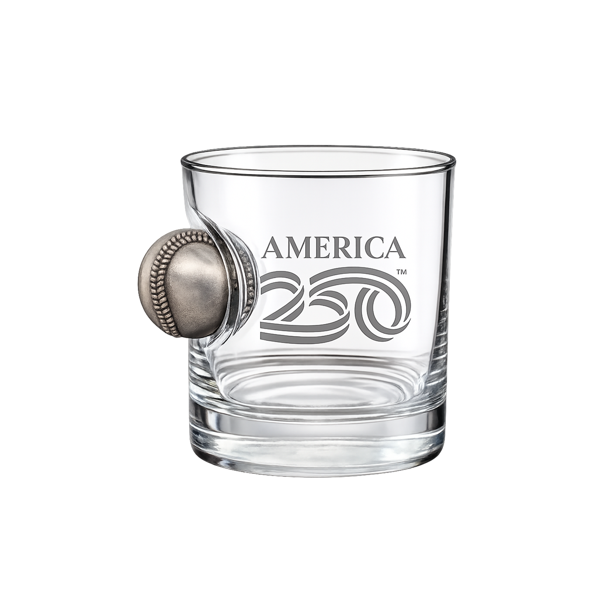America250 Baseball Rocks Glass