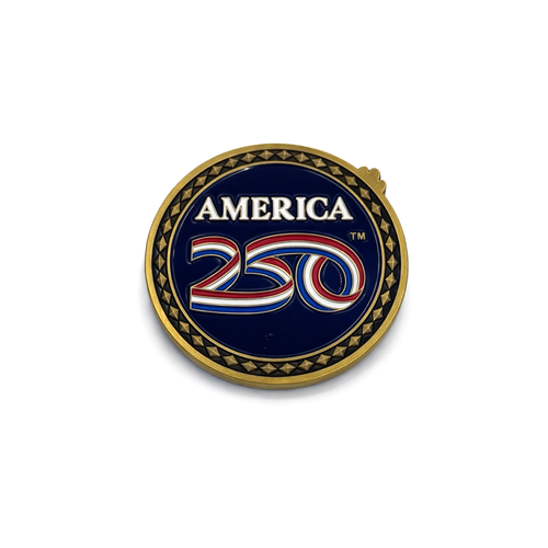America250 Brass Navy Diamond Edition Challenge Coin