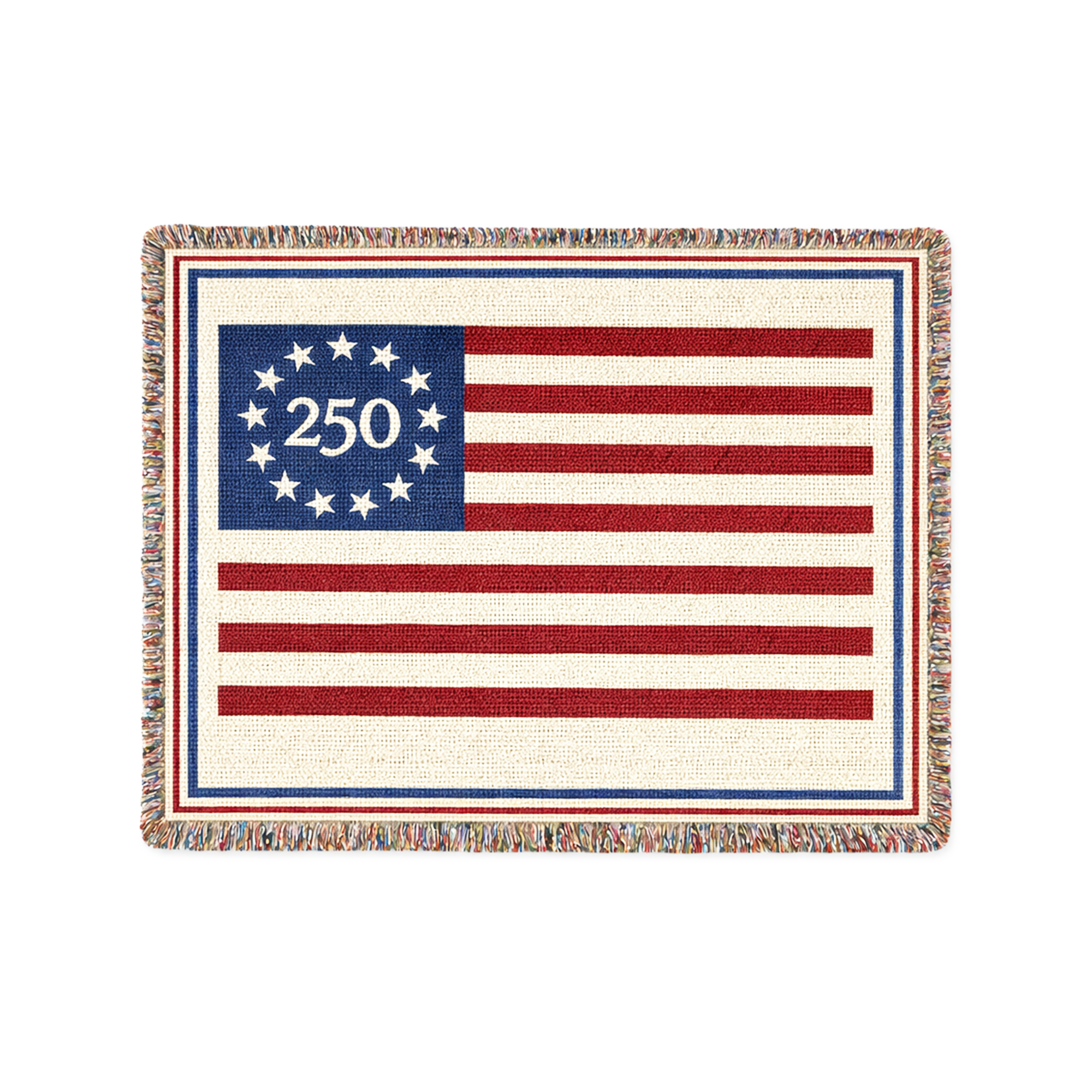 Betsy Ross Fringe Blanket