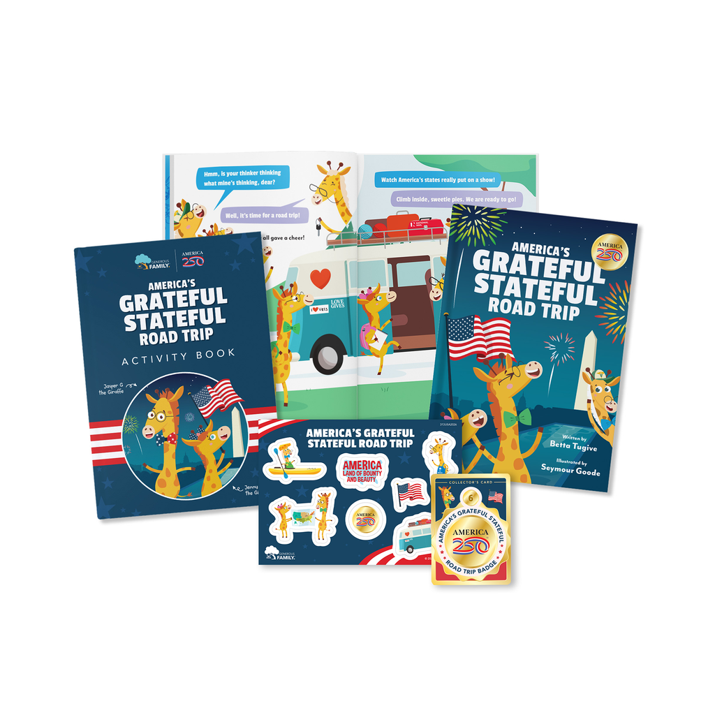 Official America250 America’s Grateful Stateful Road Trip Book Bundle