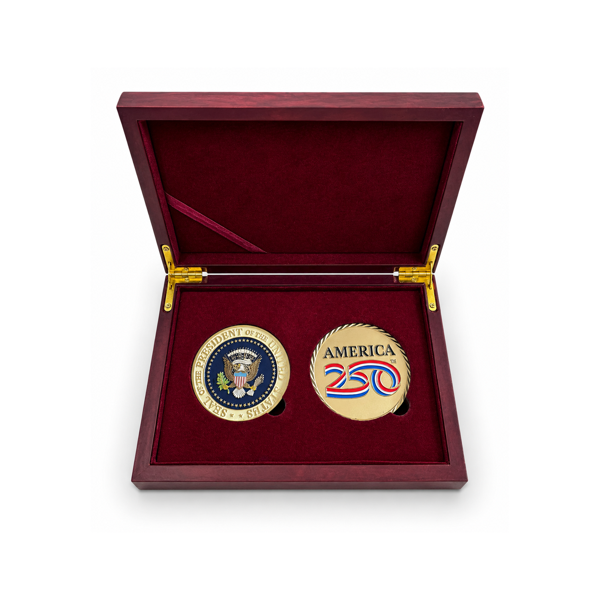 Official America250 Seal of the President Coin Box Set