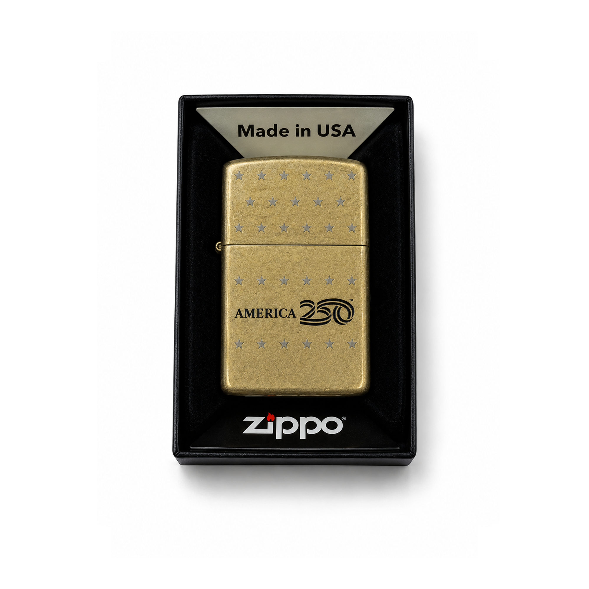 Official America250™ Gold Zippo® Lighter