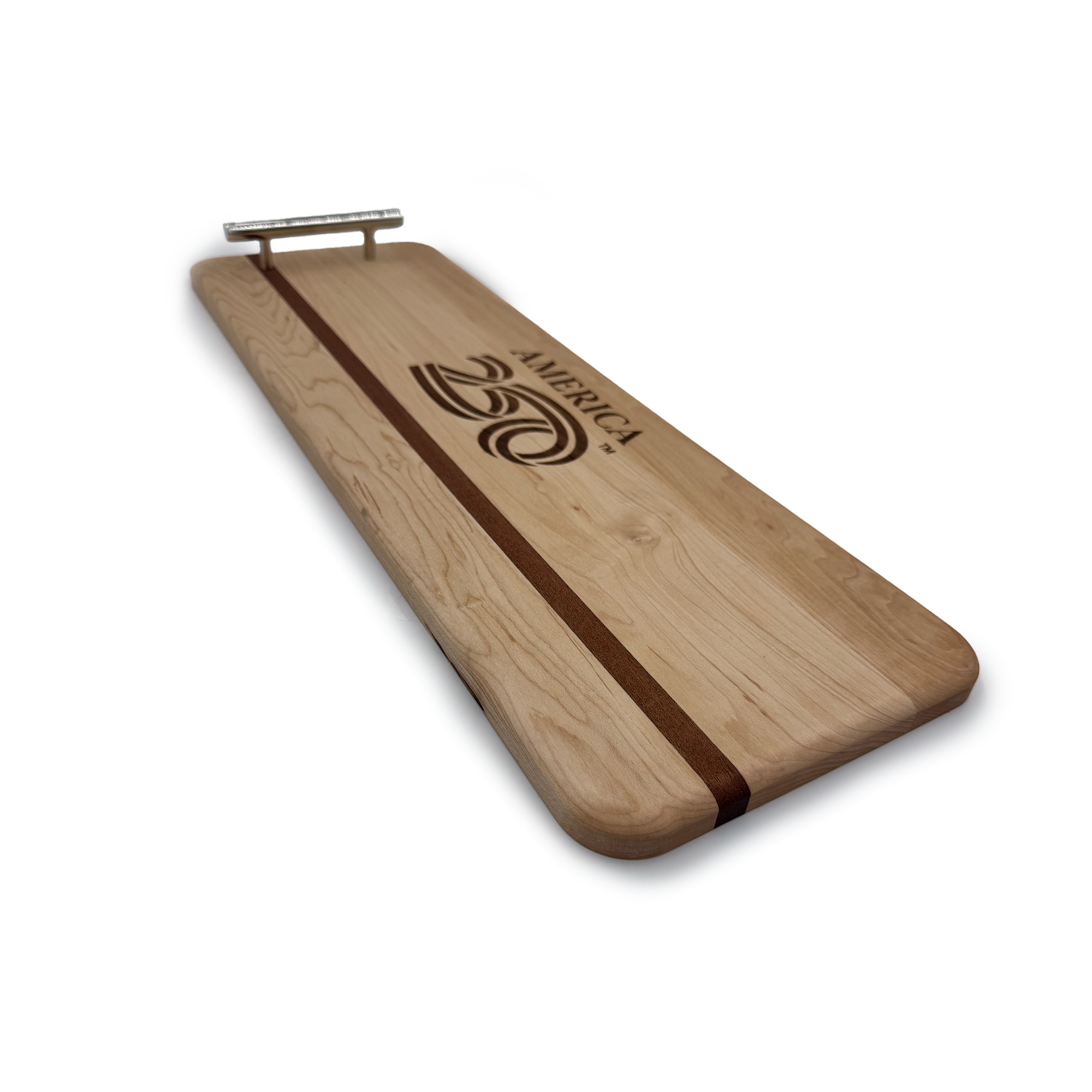 America250 Charcuterie Single Handle App Board