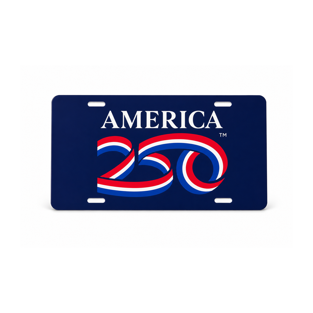 America250 Commemorative License Plate