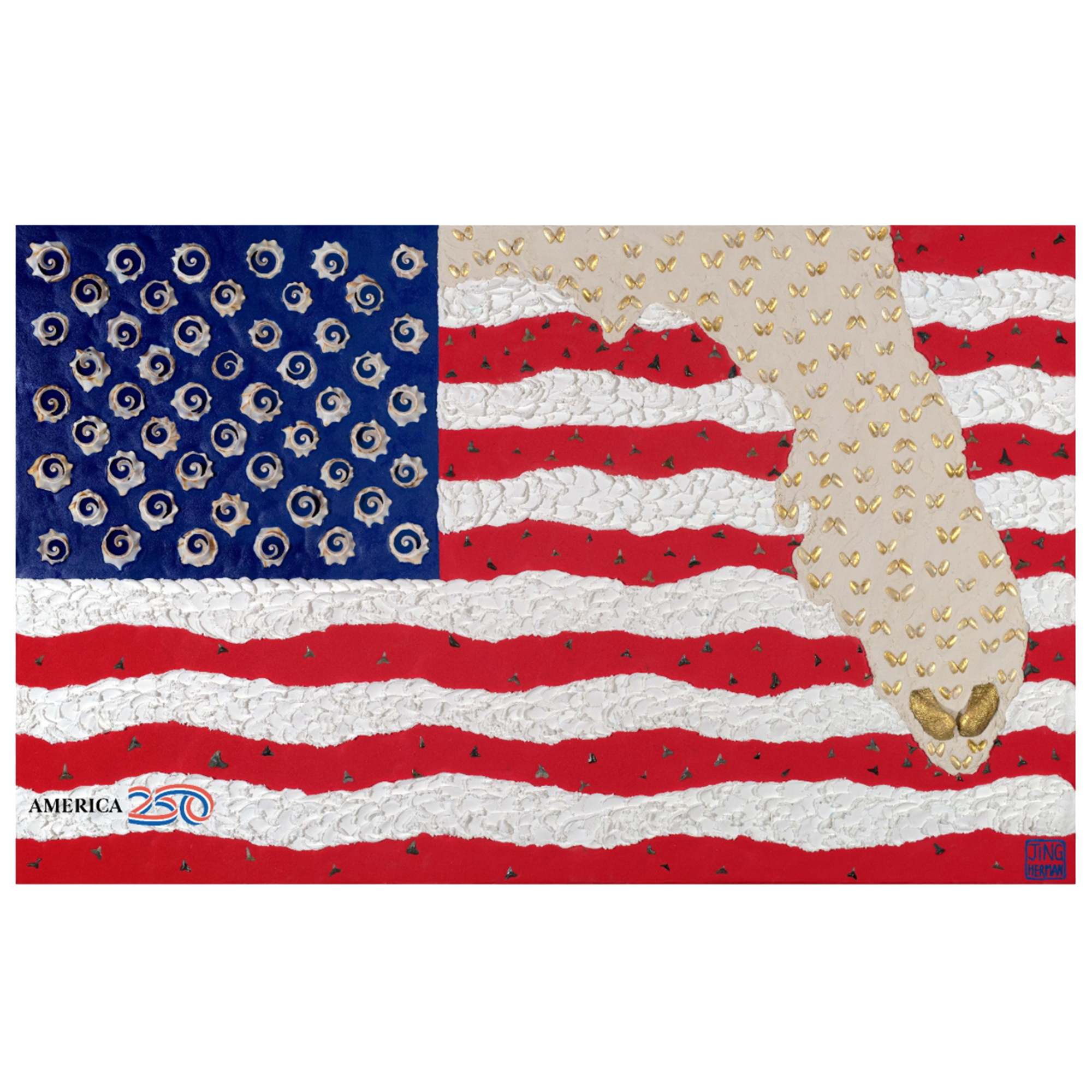 America250 Limited Edition From Cuba to Freedom Print by Jing Herman