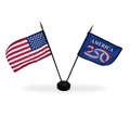 Official America250™ Mini American Flag With Stand